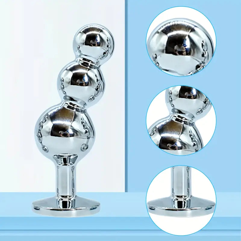 3pcs Set Metal Anal Plugs Sex Toys Iron Tree Blossoms Anal Sex Toy