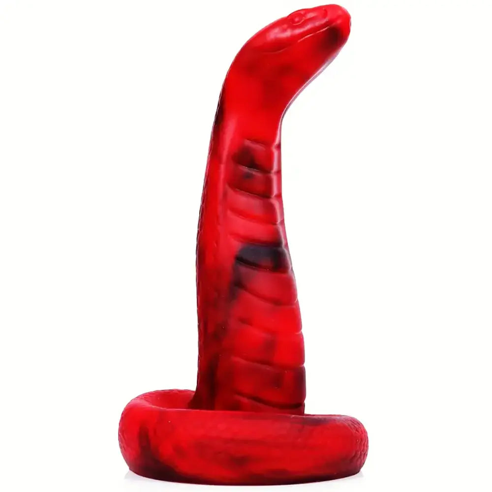 Soft Silicone Snake-Shaped Handcrafted Harness Compatible Butt Plug