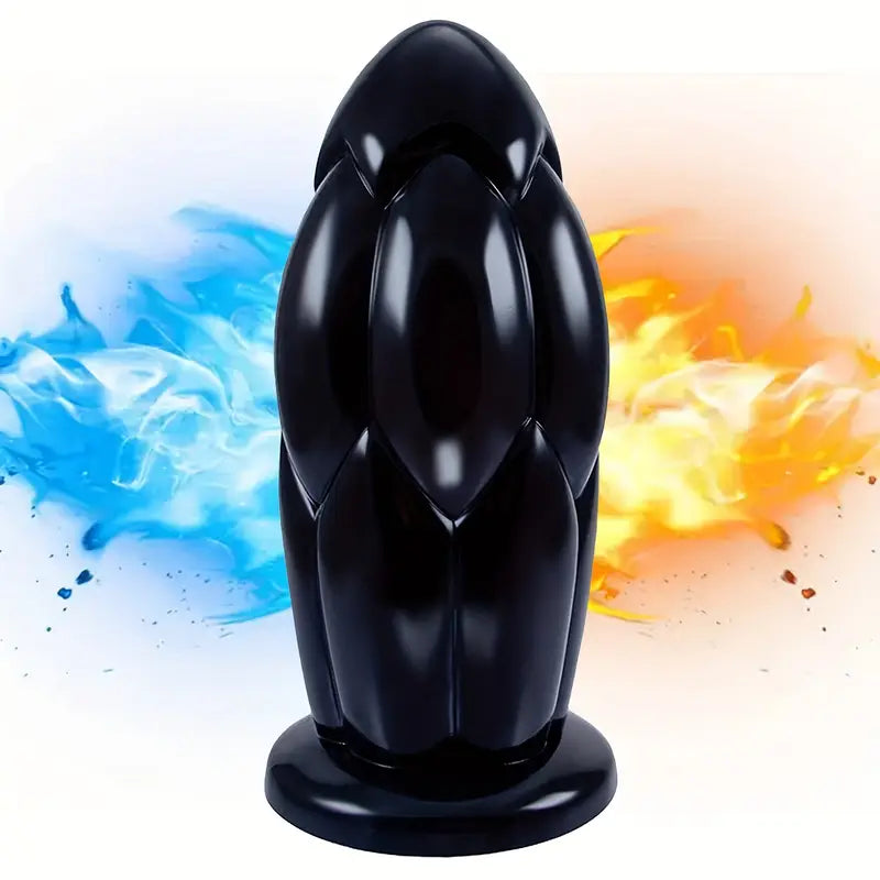 PVC Huge Anal Plug Toy With Suction Cup Realistic Giant Butt Plug