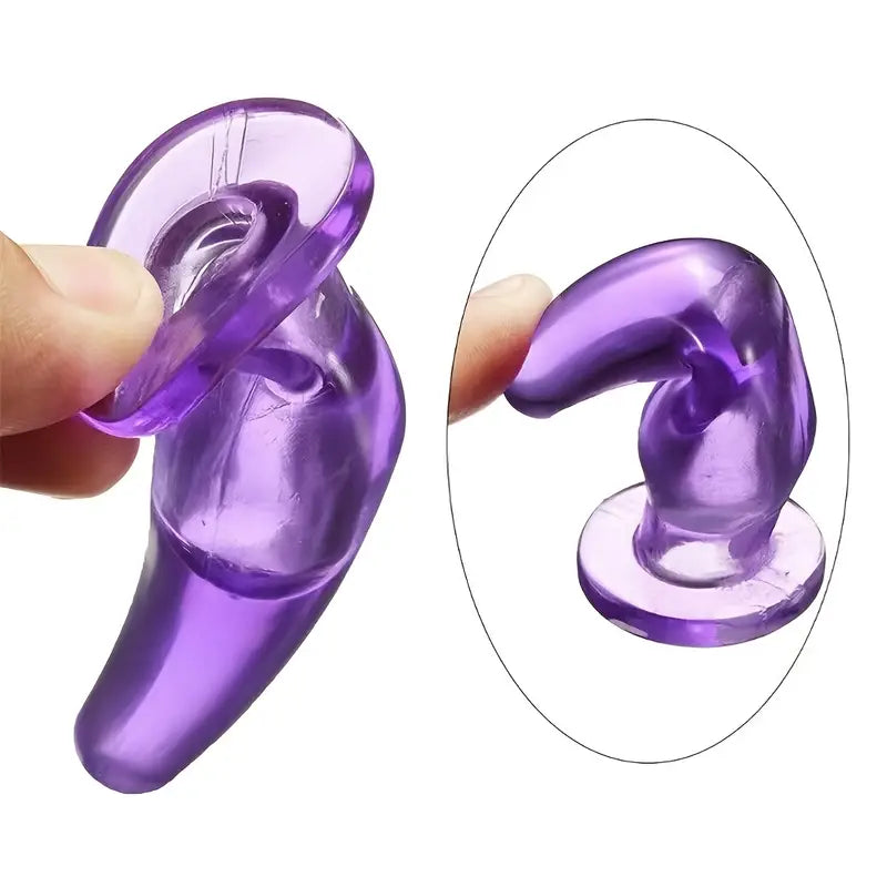 Silicone Anal Vibrator G-Spot Vaginal Vibrator Butt Plug Prostate Massage