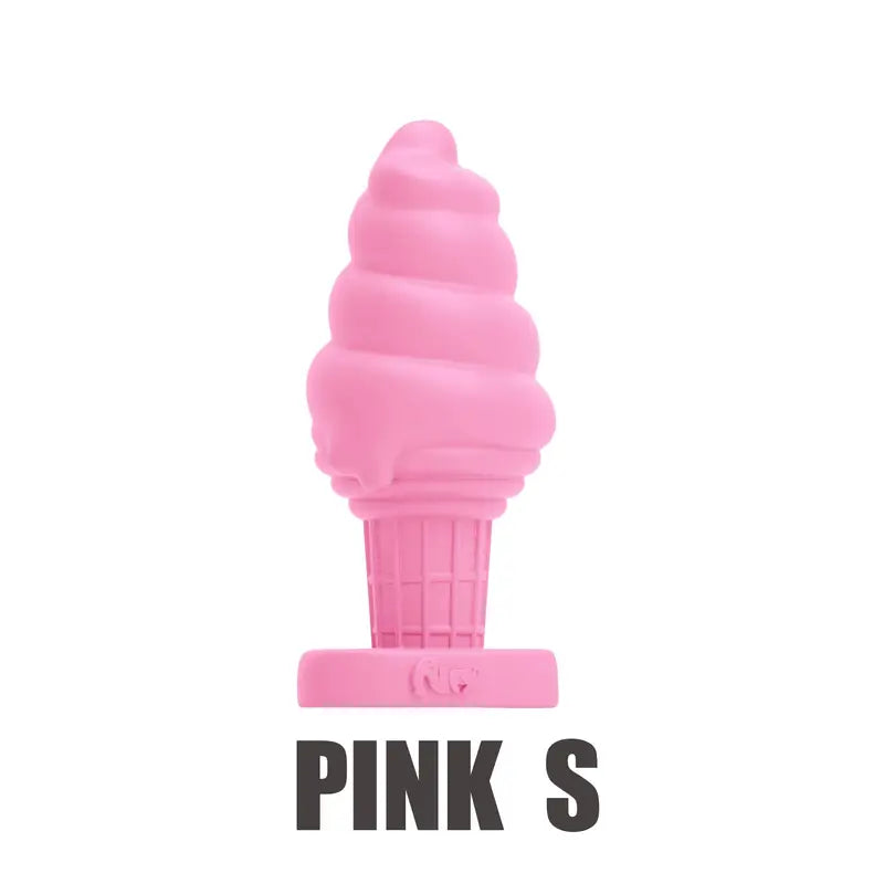 Ice Cream Silicone Butt Plug Soft Anal Sex Toy For Love Masturbation Sex