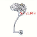 Erotic Toy Kit Anal Plug Metal Chastity Cage Urethral Lock Anal Hook