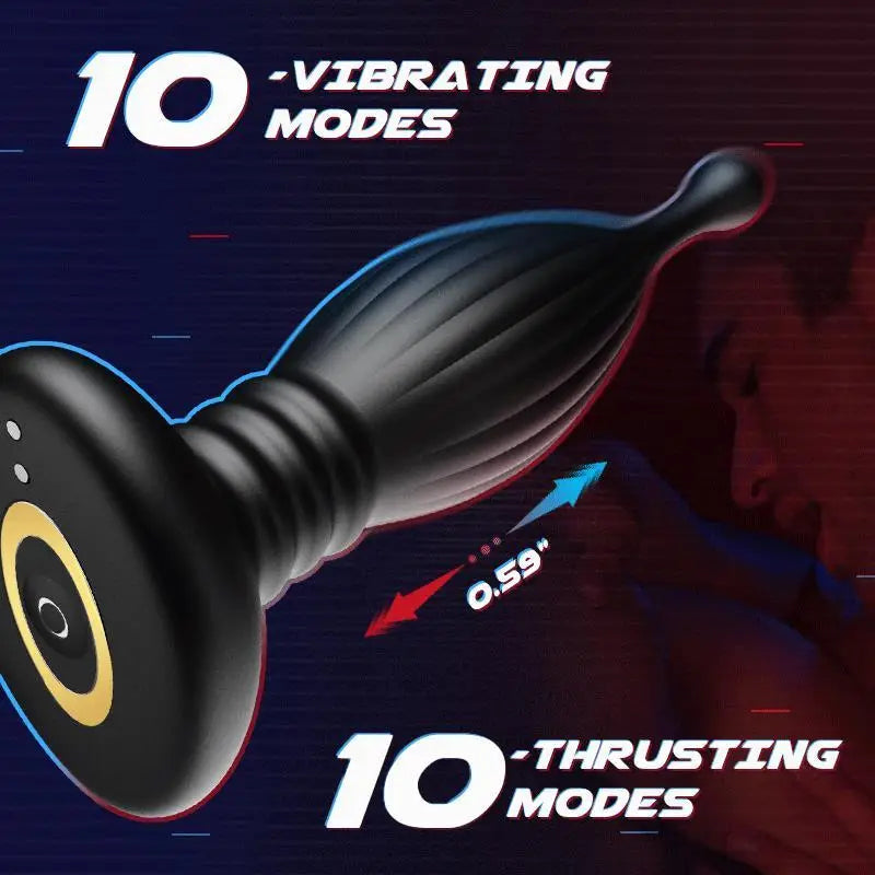 Prostate Massager Male Sex Toy Vibrating Butt Plug Dildo Stimulator