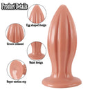 Conical Pointed Tip Smooth Butt Plug Anal Stimulation Toy For Women
