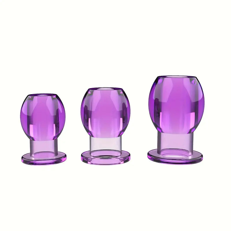 Hollow Anal Plug With Butt Stopper For Women Men Anal Butt Plug