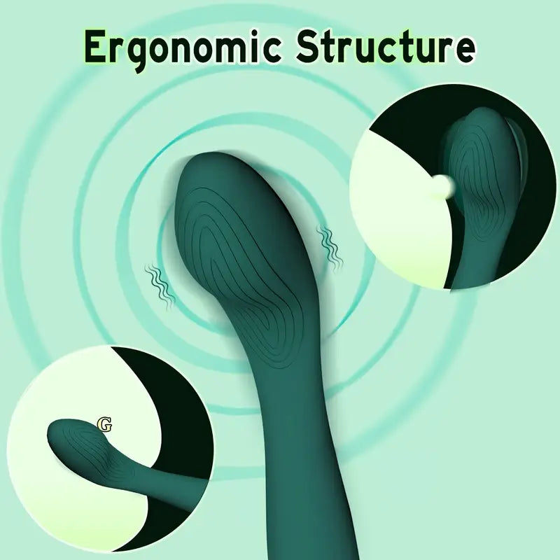 Clitoral Tits Anal Stimulator Dildo With 10 Powerful Vibrating Modes