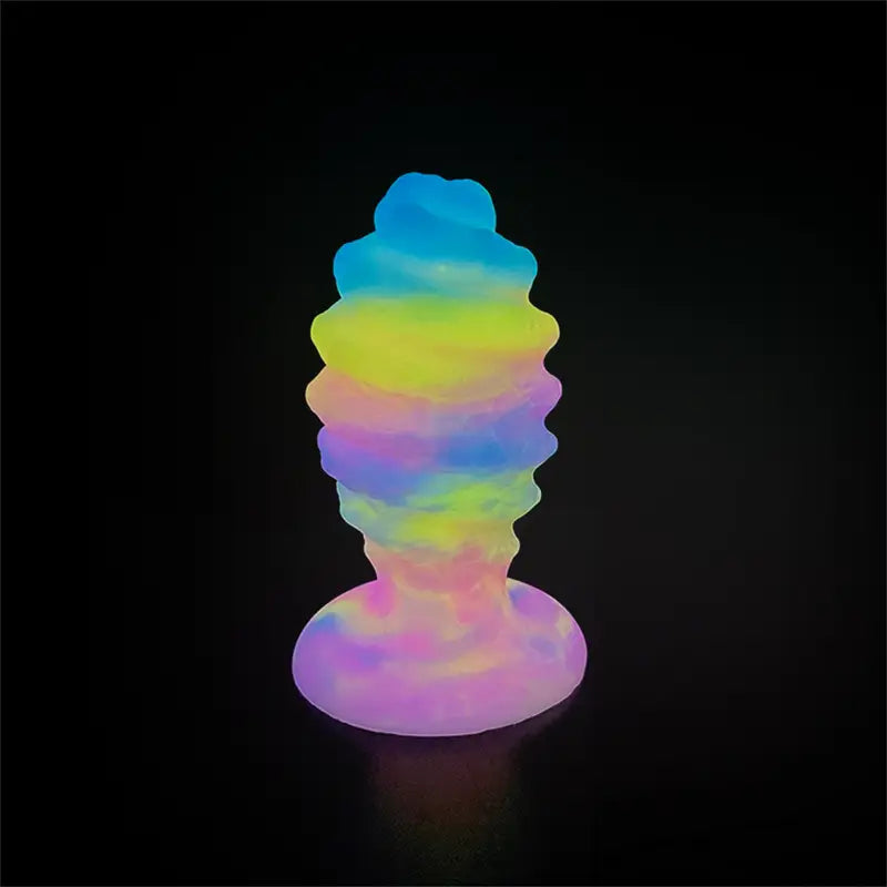 Luminous Conch Shape Butt Plug Anal Massager G Spot Stimulator