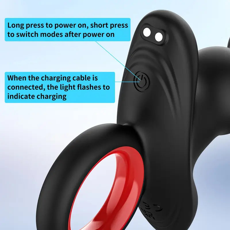 Vibrating Anal Butt Plug Anal Beads With 9 Vibrations Sex Toy For Women