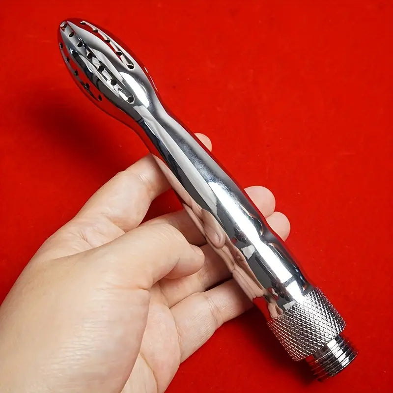 48 Holes Aluminum Enema Shower Nozzle Cleaner Rinse Vaginal Cleaning