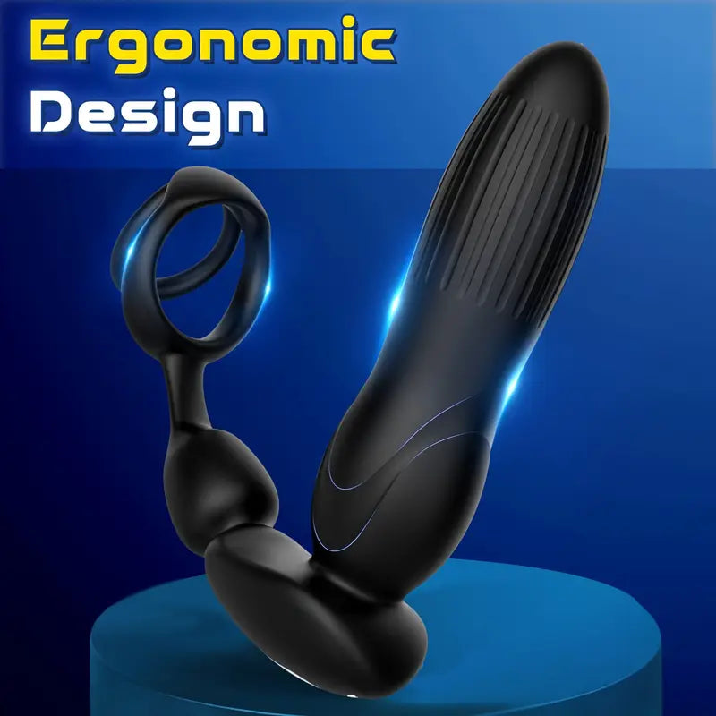 3 Insertion Dilation 9 Vibration Modes Vibrating Anal Plug Vibrator