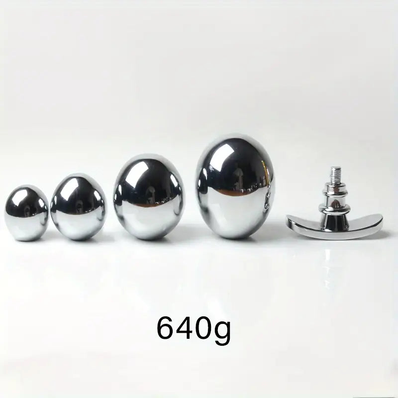 Premium Heavy Duty Metal Butt Plug Detachable G-Spot AV Massage Stick