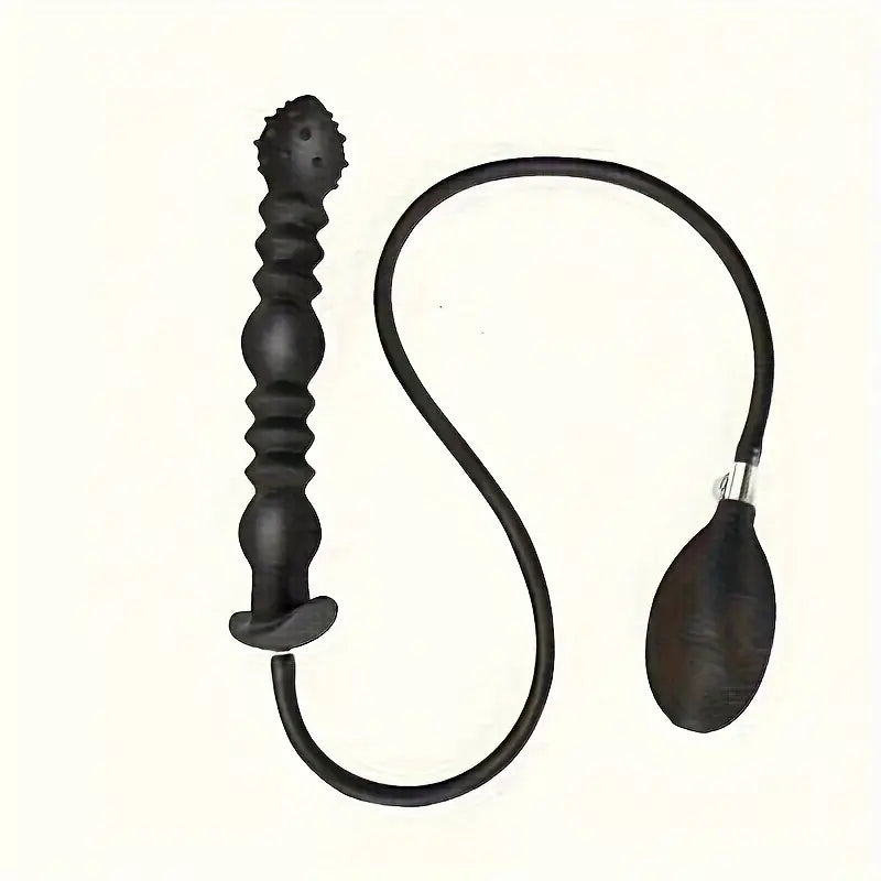 Inflatable Spike Anal Dildo Ass Plug Silicone Extended Anal Plug Ass Sex Toy