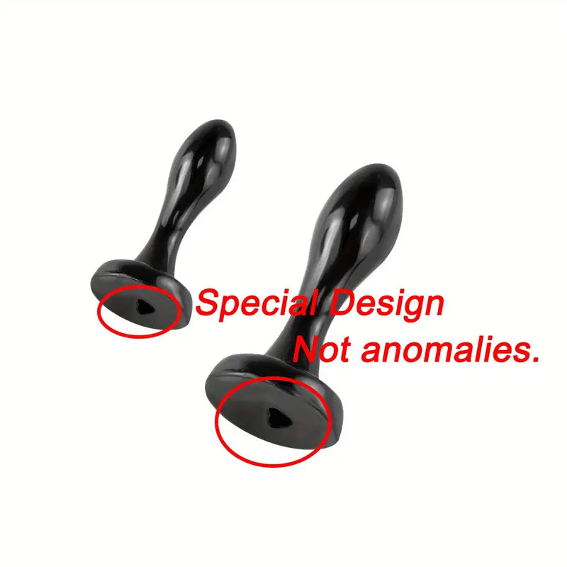 Black Ana Small Sex Toy Butt Plug For Women Men Couple BDSM Sex Using