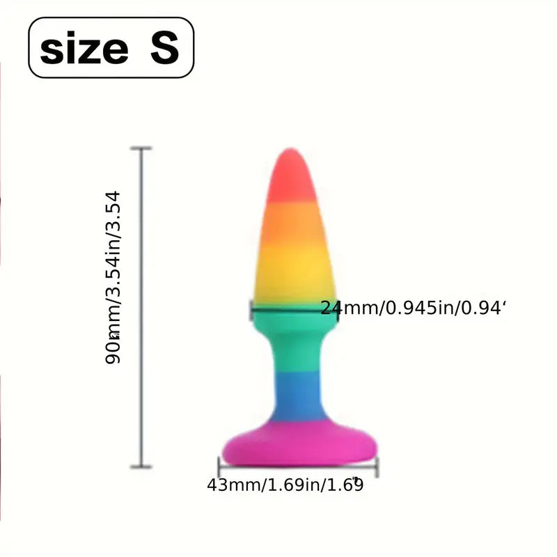 3 Sizes Silicone Butt Plug Adult Sex Toy Anal Trainer For Couples
