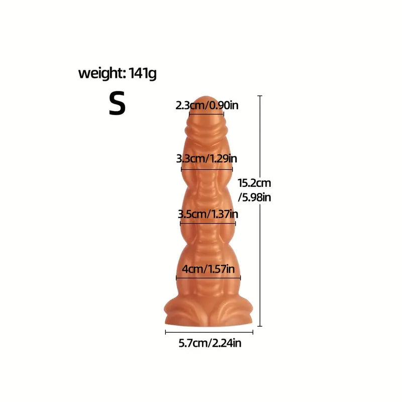 5.98in 8.46in 10.4in Fantasy Silicone Soft Dildo For Female Male Sex Toy