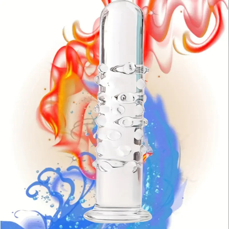 Crystal Glass Dildo Prostate Massager G Spot Stimulator Crystal Toy