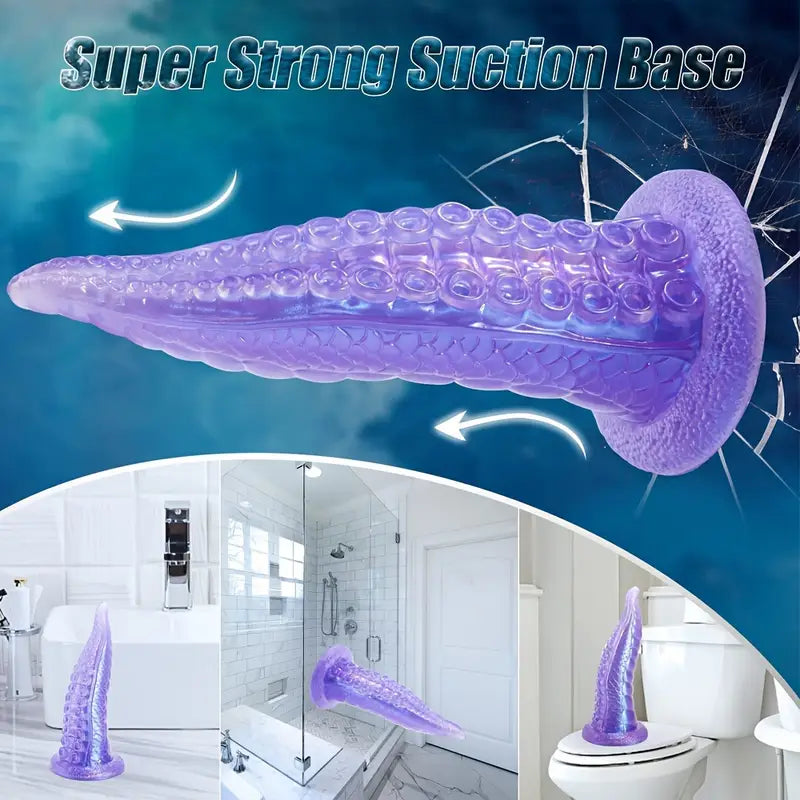 9.2in Silicone Octopus Anal Plug Sex Toy Soft Anal Dildo Sm Toy Butt Plug