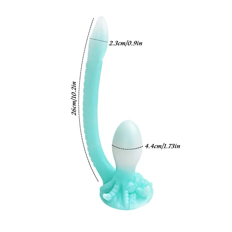 Octopus Anal Plug Extra Long Tentacle Double Head Glowing Sex Toy