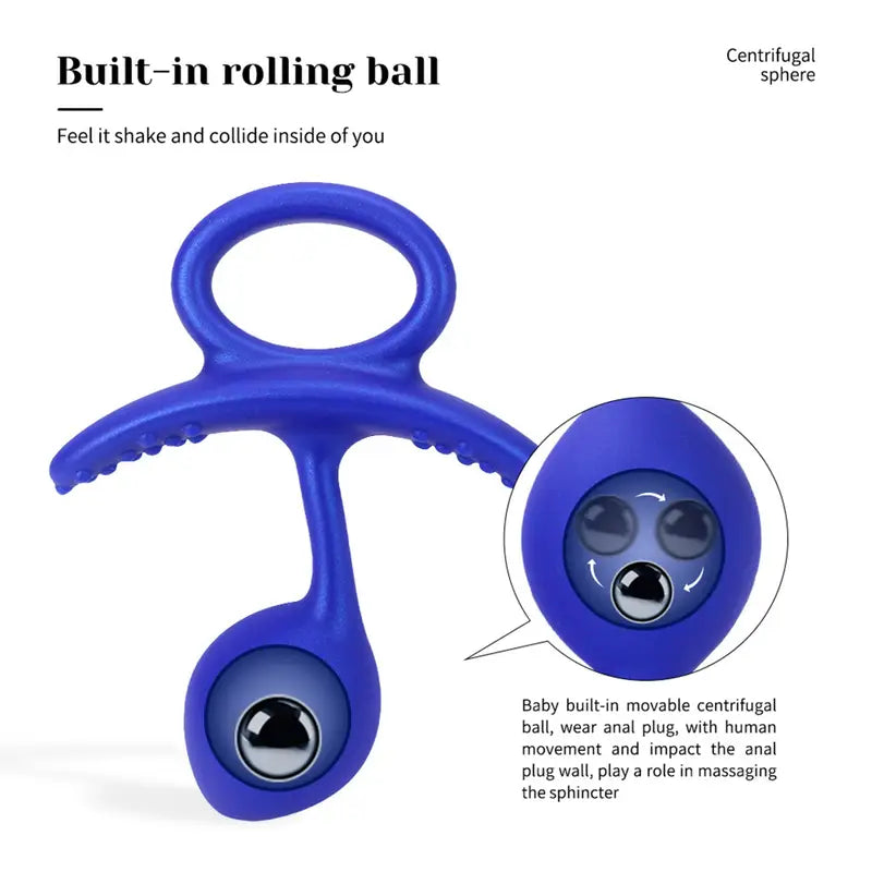 Anal Expander Pull Type Butt Plug Anal Massager G Spot Stimulator