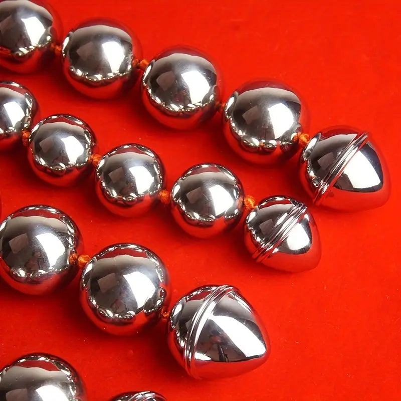 Metal Anal Beads Balls Training Sex Toy Butt Ass Plug For Prostate Massage