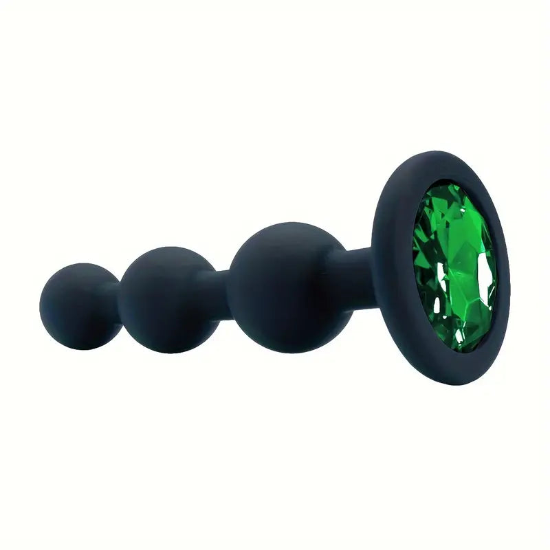 Wear 3 Balls Anal Plug G-Spot Toy Pulling Beads Anal Sex Toy