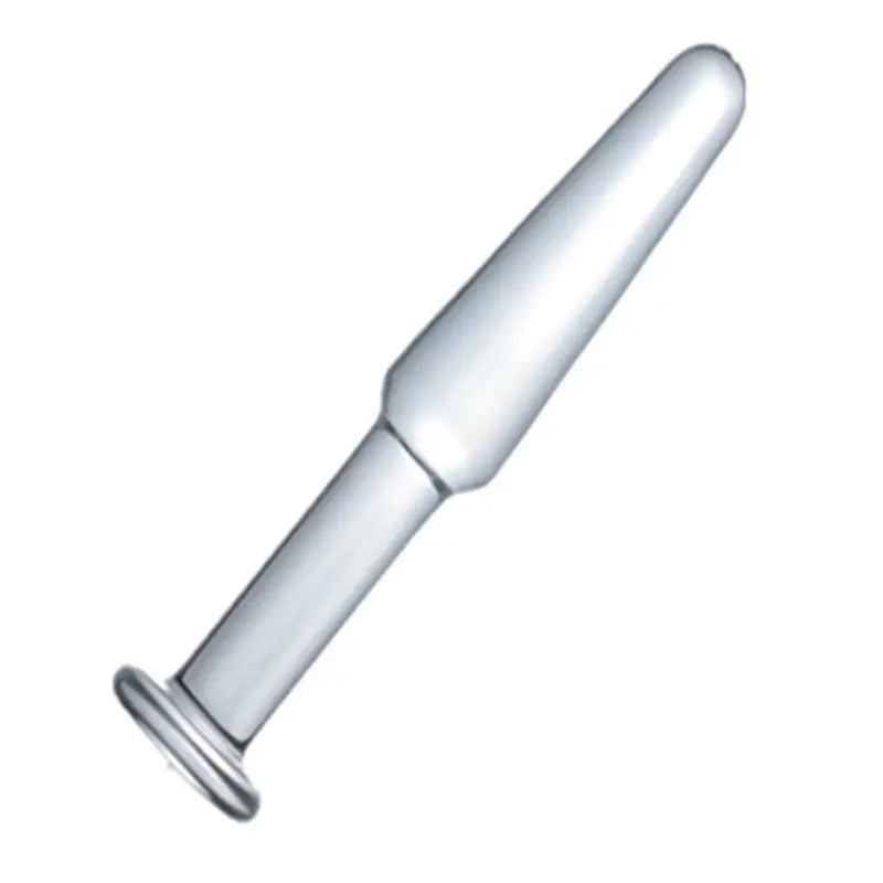 SM Training Anal Plug G-spot Prostate Massager Clear Stopper Adult Toy