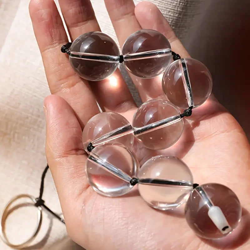 Erotic Glass Anal Beads Vaginal Balls Butt Plug Toy BDSM Massage Butt Plug