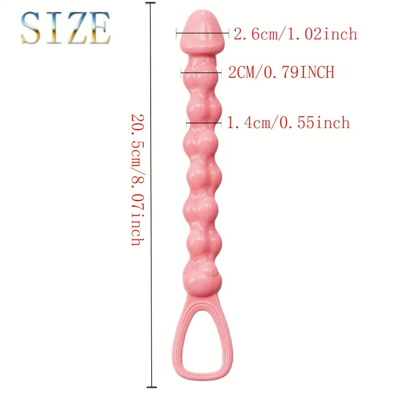 8 Anal Balls Silicone Anal Chain Sex Toy Soft Silicone Anal Plug