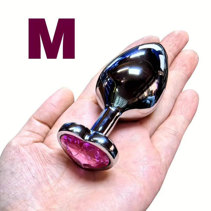 Metal Anal Plug Jewelry Base For Beginner To Expert 5 Size Butt Plug