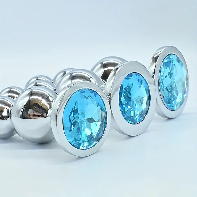 Three Connected Anal Beads For Anal Stimulation Anal Plug With Beads