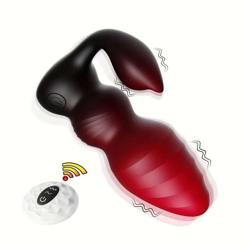 Dual Vibration Motor 7 Frequency Double Earthquake Anal Butt Plug