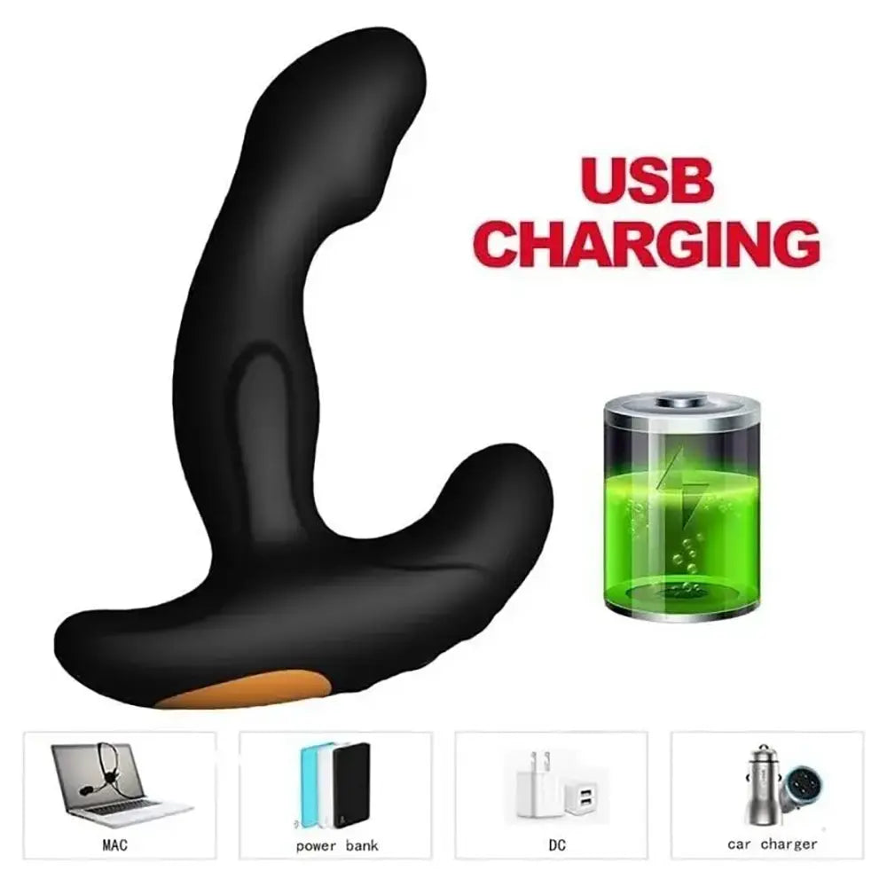 9 Frequency Vibrating Anal Plug Male Female Universal Anal Sex Toy