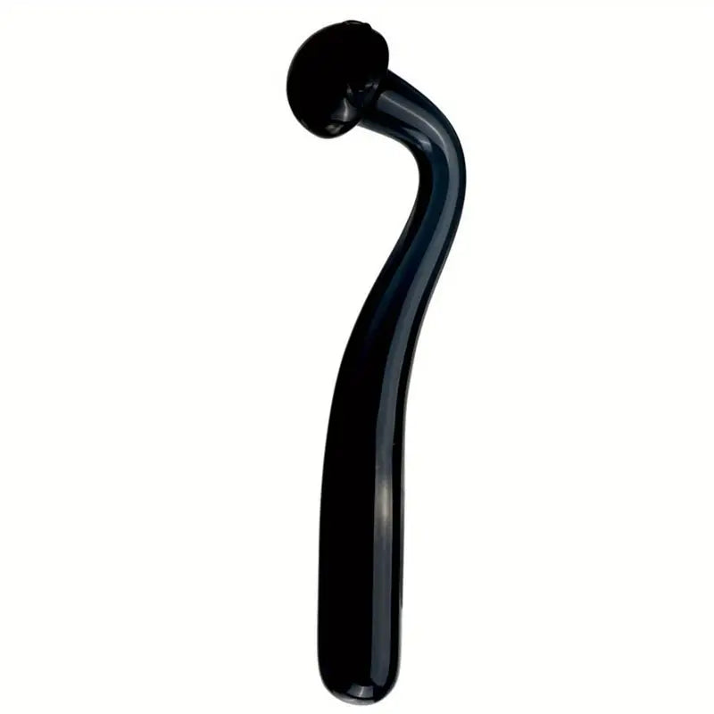 Dual-Ended Glass Wand Massager G-Spot Stimulator Butt Plug