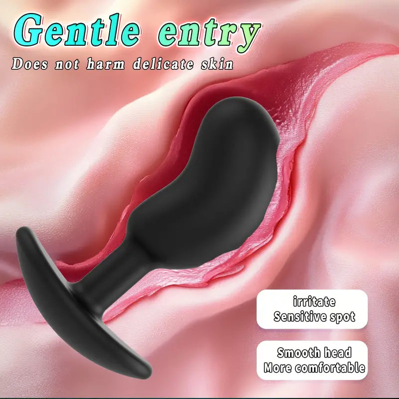 Ergonomic Silicone Anal Plug G-Spot Stimulator Prostate Massager For Men