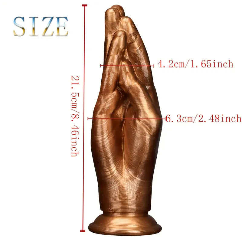 8.46in Anal Plug For Fist Sex Realistic Hand Dildo With Strong Suction Cup