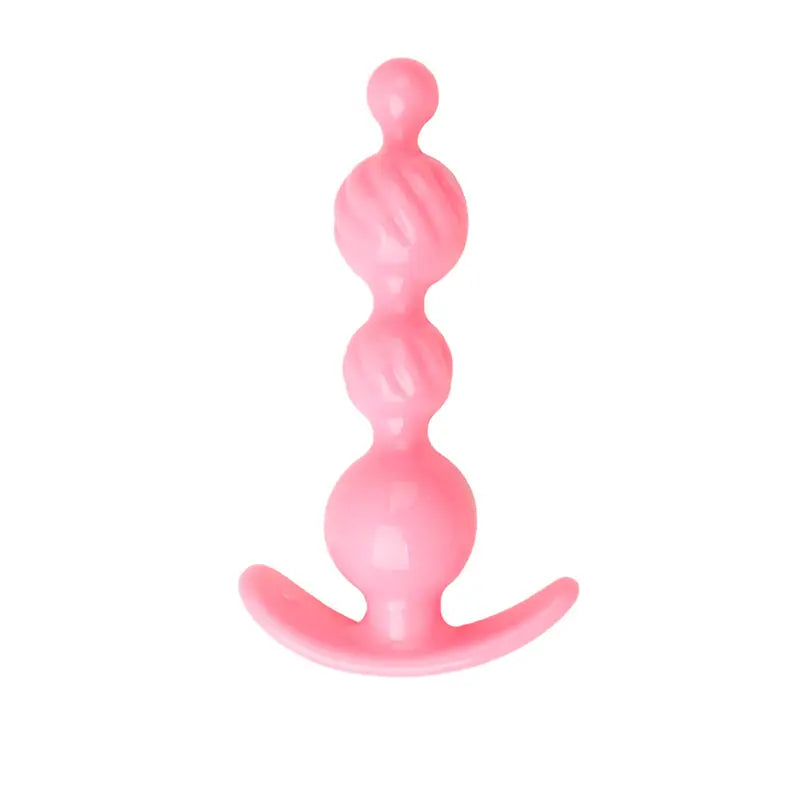 Plastic Butt Plug Anal Trainer G-spot Prostate Stimulators With Pull Handles