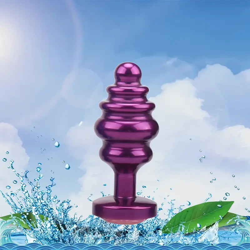 Stainless Steel Anal Plug 5 Anal Beads Luxury Jewelry Fetish Anal Trainer