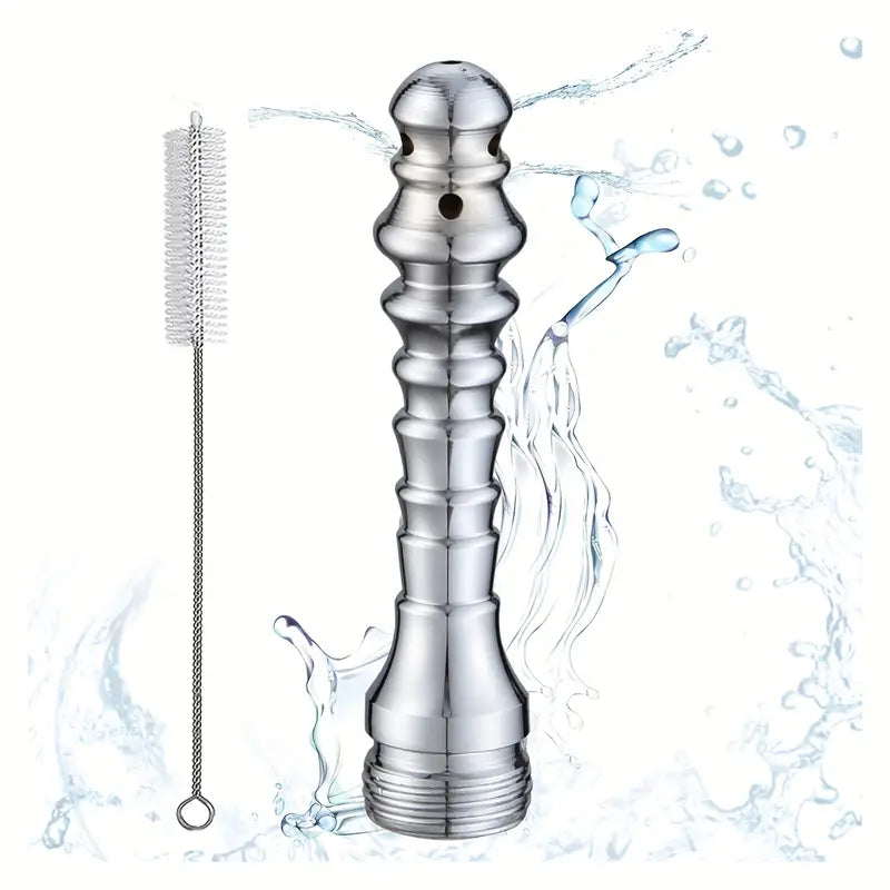 Clean Shower Head Metal Enema Shower Vaginal Irrigation Aluminum Shower