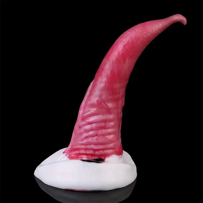 Curved Anal Plug With Suction Base G-Spot Massaging Silicone Butt Plug