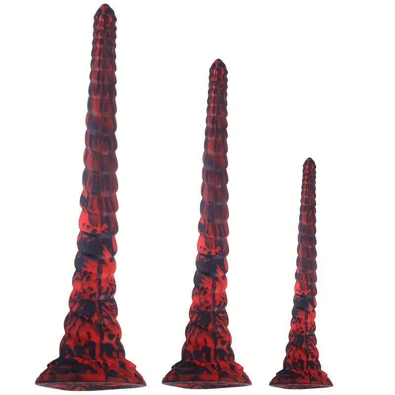 Realistic Long Anal Plug Silicone Snake-Shaped G-Spot Stimulator