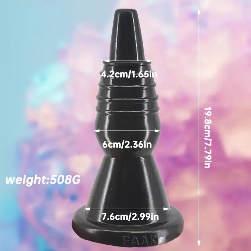 Realistic Anal Plug Lighthouse Pointed Hat Shape Suitable For Couples