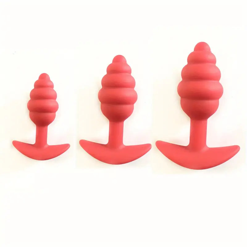 Wear Spiral Silicone Anal Plug Adult Product For Men Women Sex Toy