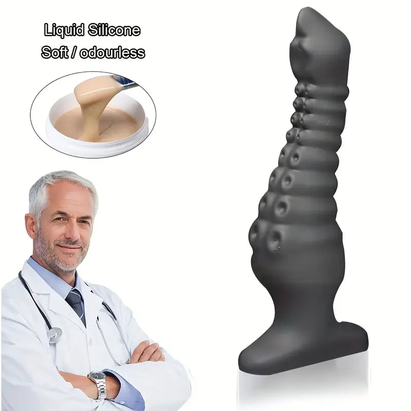 Tentacle Anal Plug Liquid Silicone Soft Butt Plug Anal Dilatation Toy