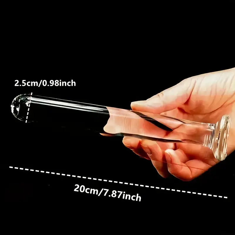 Crystal Glass Dildo Anal Sex Butt Plug Female Personal Massager