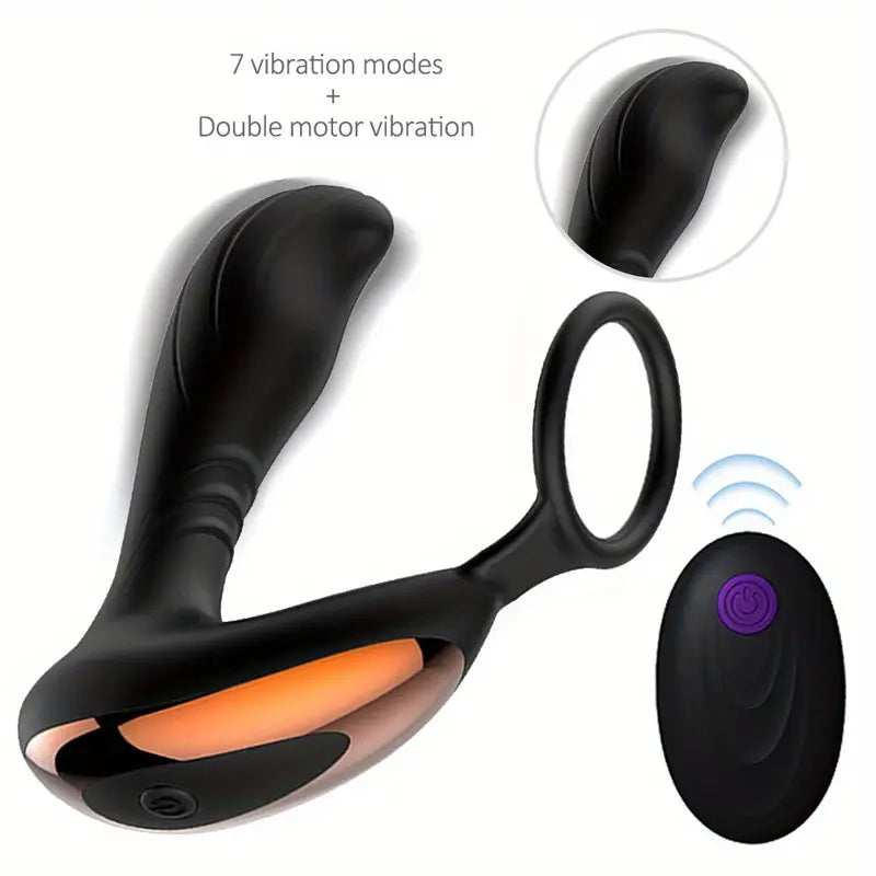 Thrusting Vibrating Butt Plug Anal Vibrator Remote Sex Toy Prostate Massager