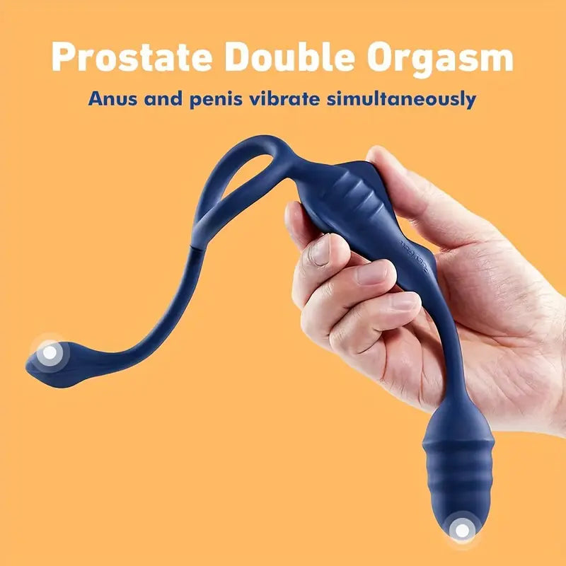 9-Frequency Vibration Anal Sex Toy For Prostate Orgasm Stimulation