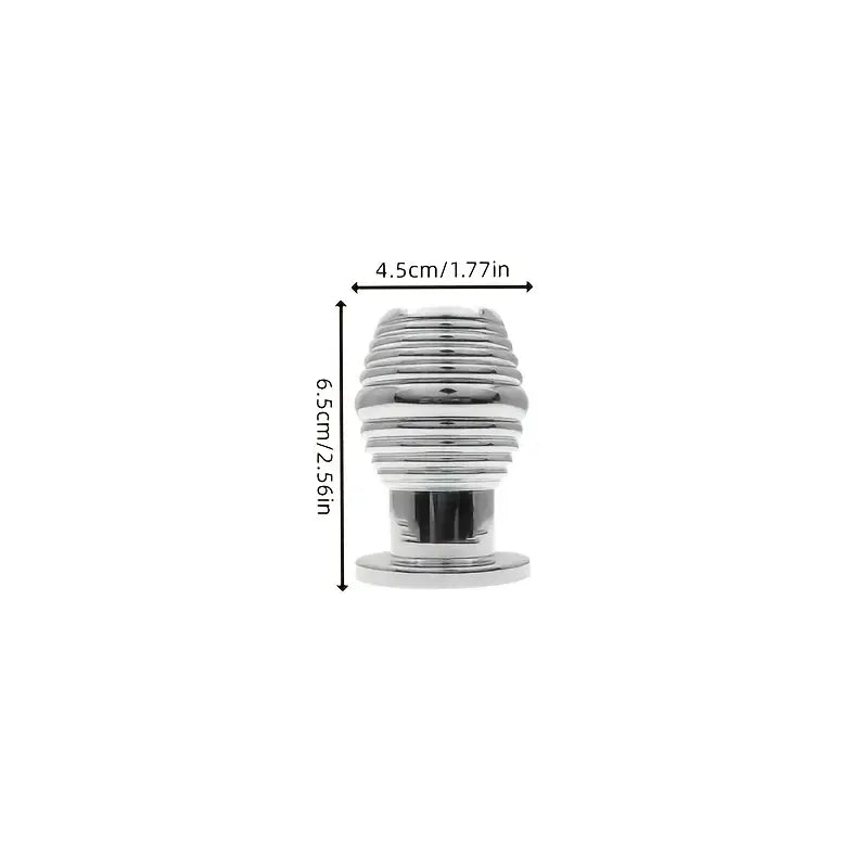 SM Metal Anal Plug Enema Vaginal Flush Hollow Anal Dilation Sex Toy