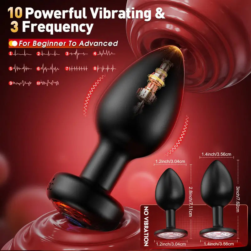 Anal Plug Sex Toy Vibrator Butt Plug With 10 Vibration Prostate Massager