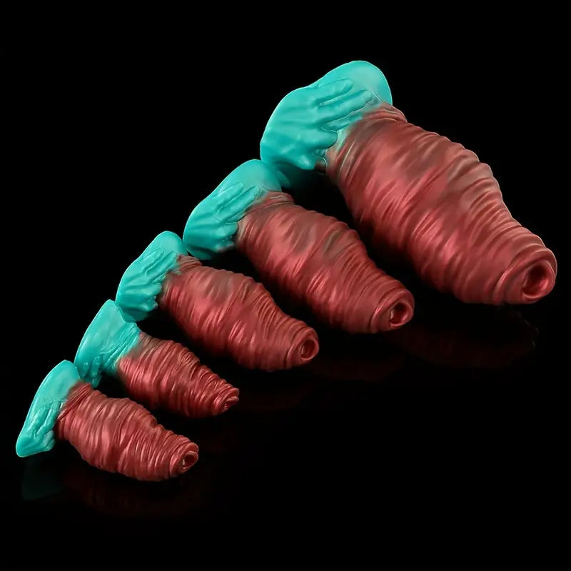 4.13in 5.31in 6.29in 8.46in Silicone Stimulating Anal Plug Dildo Massage Toy