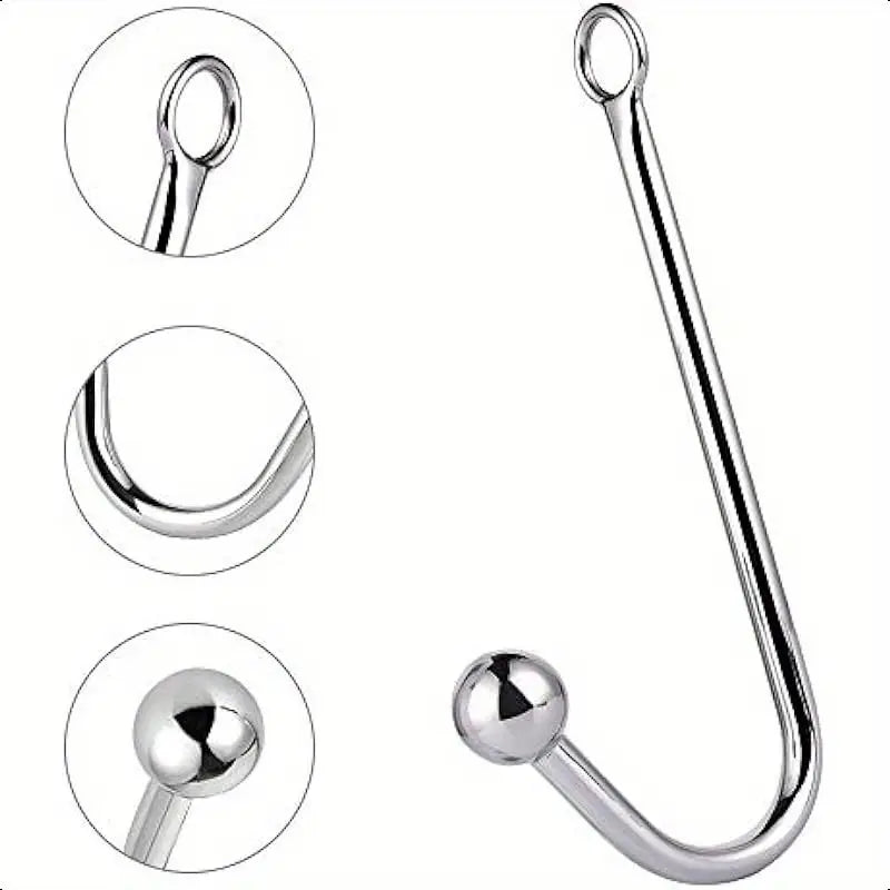 Metal Anal Hook Fetish Bondage Hook Sex Toy Steel Anal Rope Hook Bondage